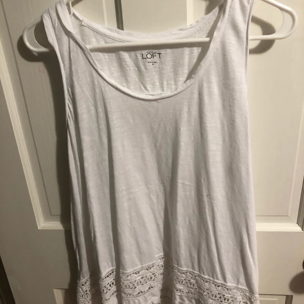 White tank top